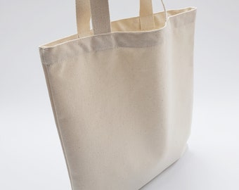 3pcs -Unbleached Cotton Canvas Tote Bag, Eco Friendly Market Bag