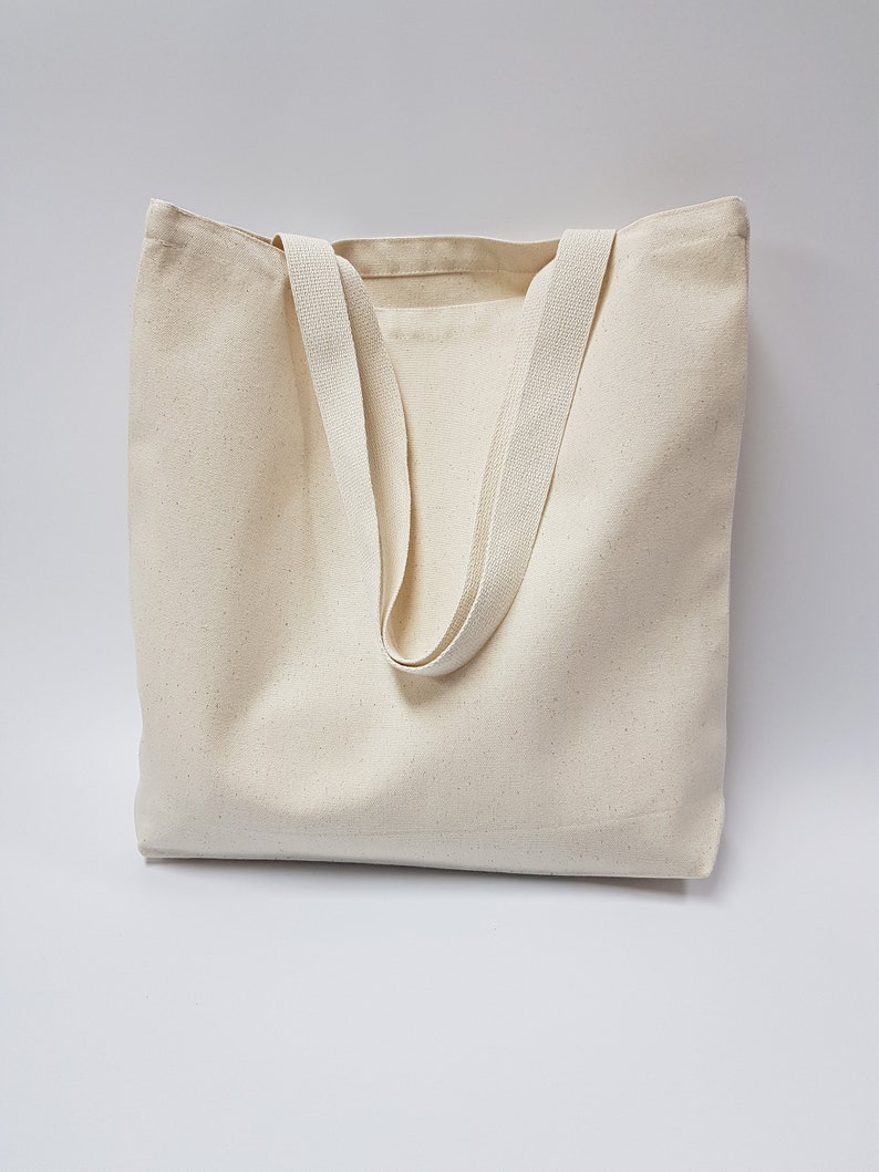 16 17 Plain Unbleached Cotton Canvas Tote Bag - Etsy