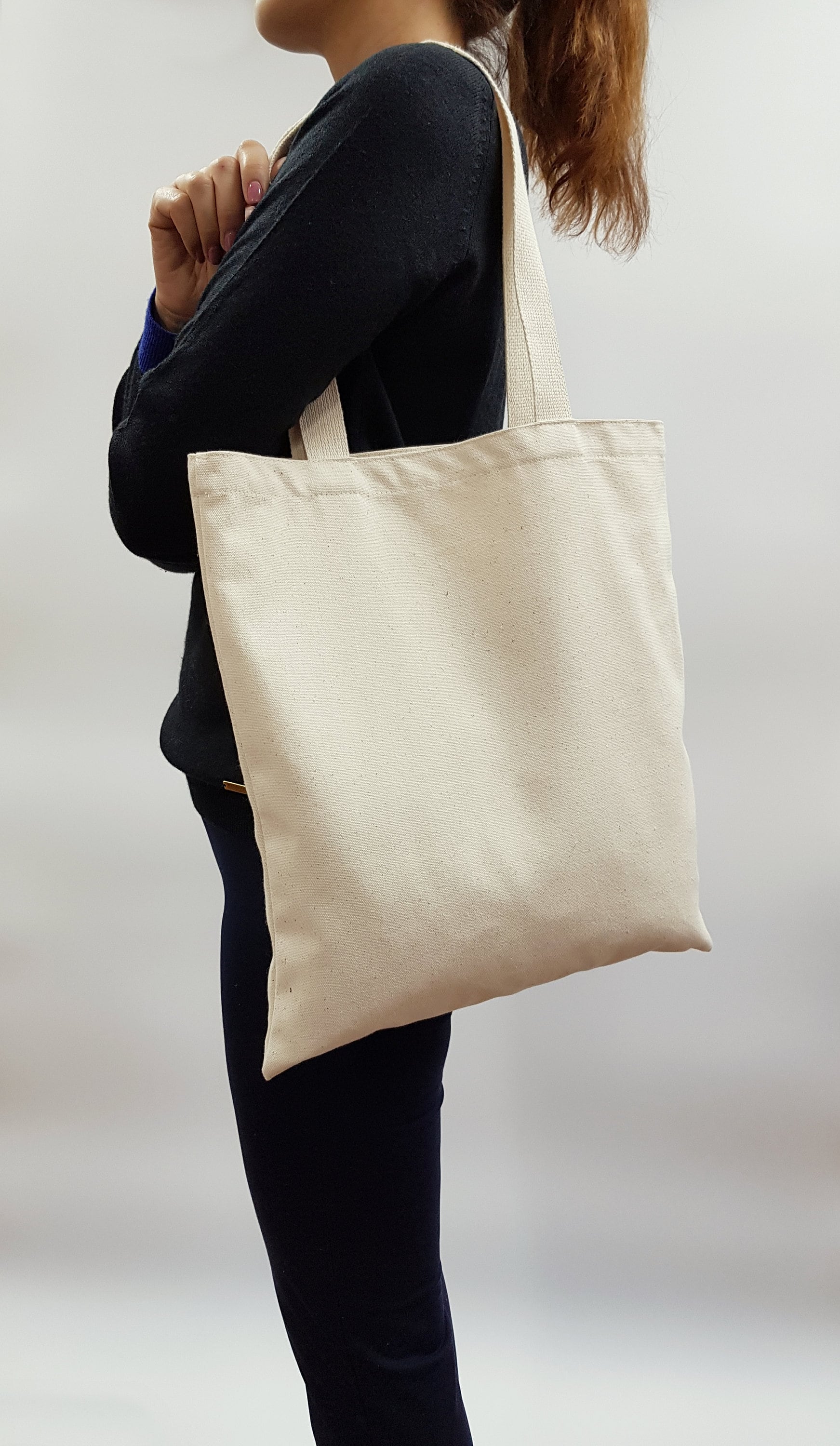 Plain fabric tote bags deals