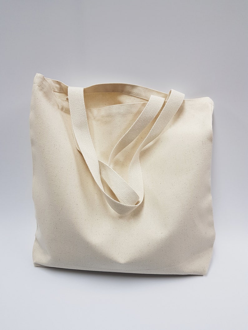 16 17 Plain Unbleached Cotton Canvas Tote Bag - Etsy