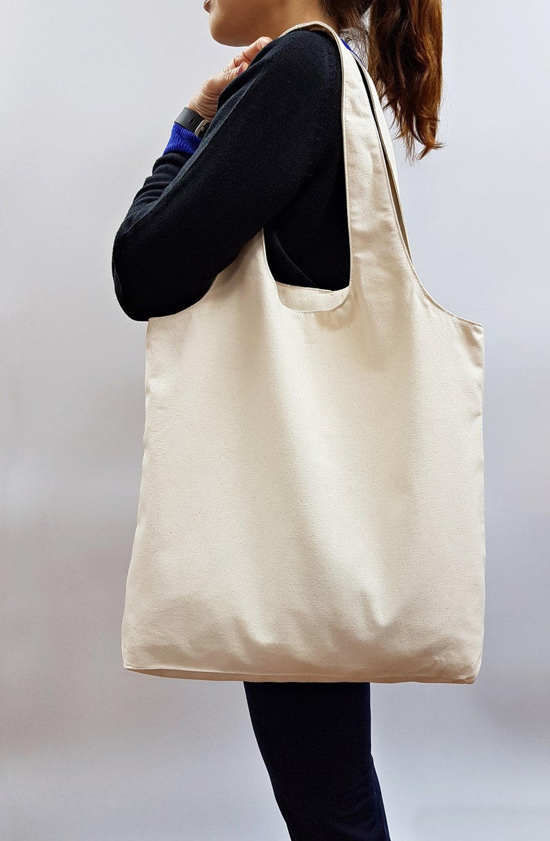 100% cotton canvas bag eco friendly cotton fabric Style105 | Etsy