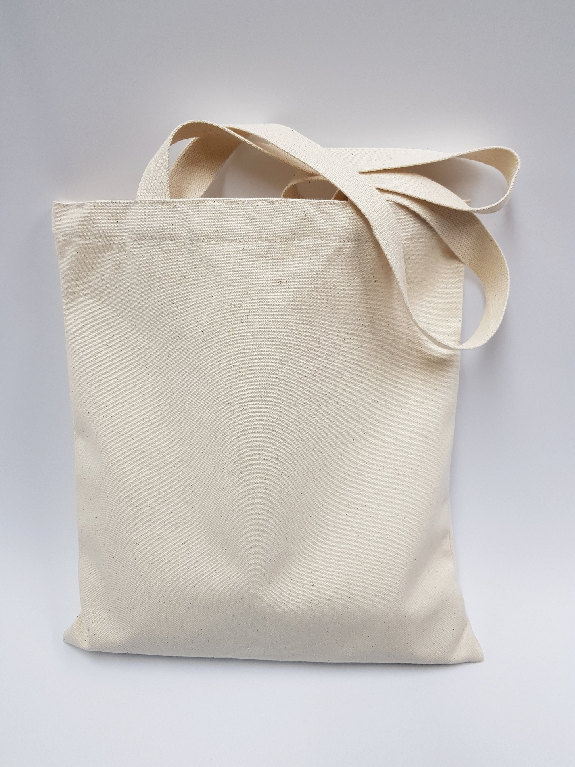 Cotton Canvas Multi Color Custom Basic Tote Bag - 15x15 $1.71