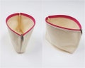 100% Cotton Round-Top Cosmetic Pouch Bag / Makeup pouch, Heavy Duty Cotton Canvas Fabric product logo