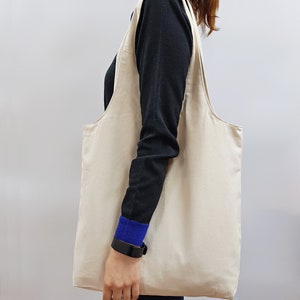 100% cotton canvas bag, eco friendly cotton fabric, Style105 zdjęcie 4