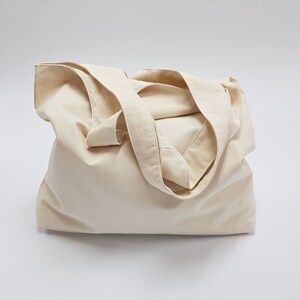 100% cotton canvas bag, eco friendly cotton fabric, Style105 image 9