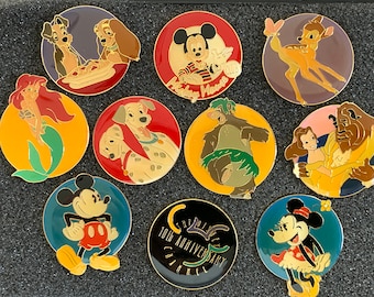 Disney Channel 10th Anniversary Pin Set Mint - Etsy