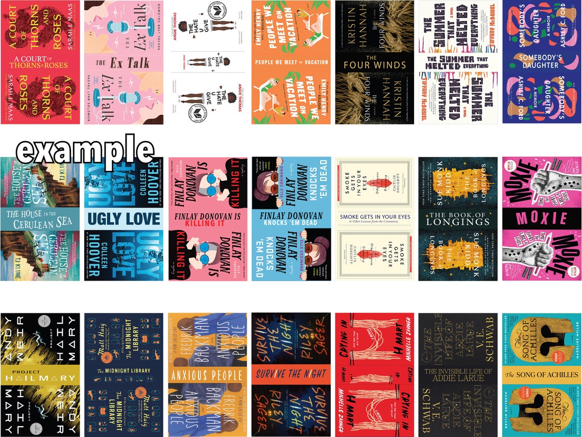 20 Custom Mini Book Covers Make Your Own digital Etsy 20 Custom Mini Book Covers Make Your Own digital Etsy