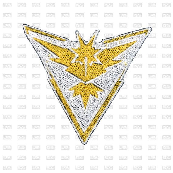 Pokemon Go Team Instinct Patch Etsy