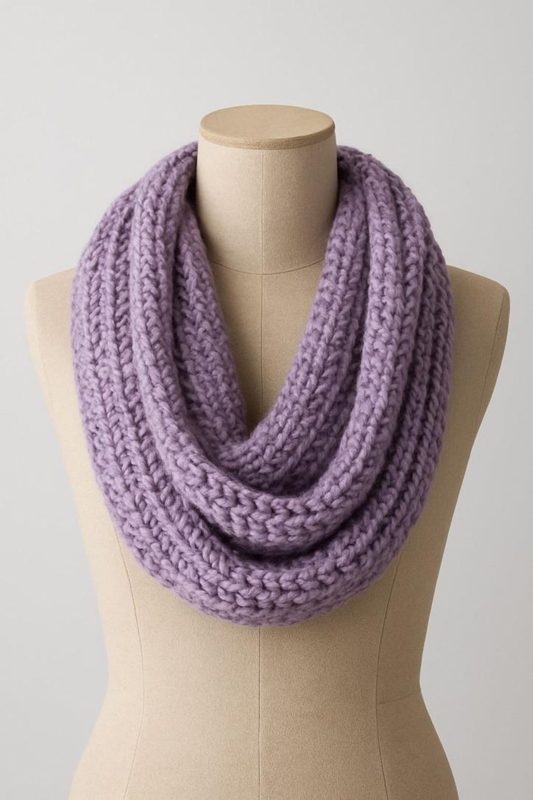 Easy Crochet Infinity Scarf Pattern PDF Tutorial - Etsy