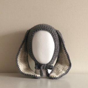 Pasamontañas con gorro de conejo de crochet, tallas para recién nacidos y adultos, regalo para niños, accesorio para fotos, sombrero, disfraz, Pascua, Halloween, orejas largas de conejo