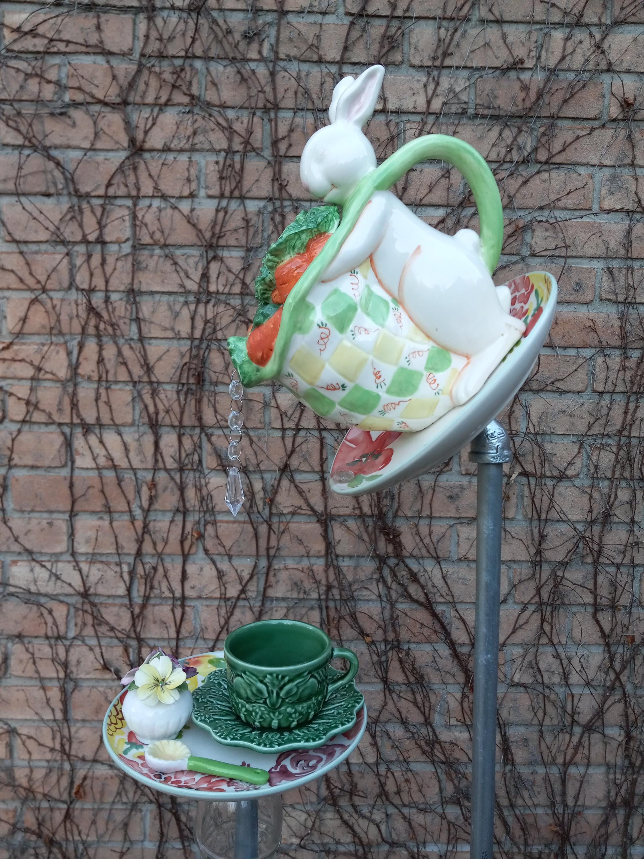 Whimsical Garden Art!! Springtime Bunny - Etsy