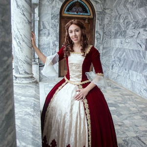 Belle Christmas Dress Downloadable Cosplay Template