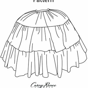 Pannier Petticoat Pattern image 2