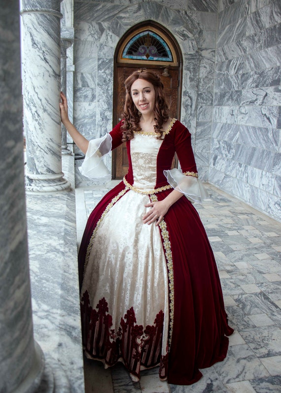 belle christmas dress