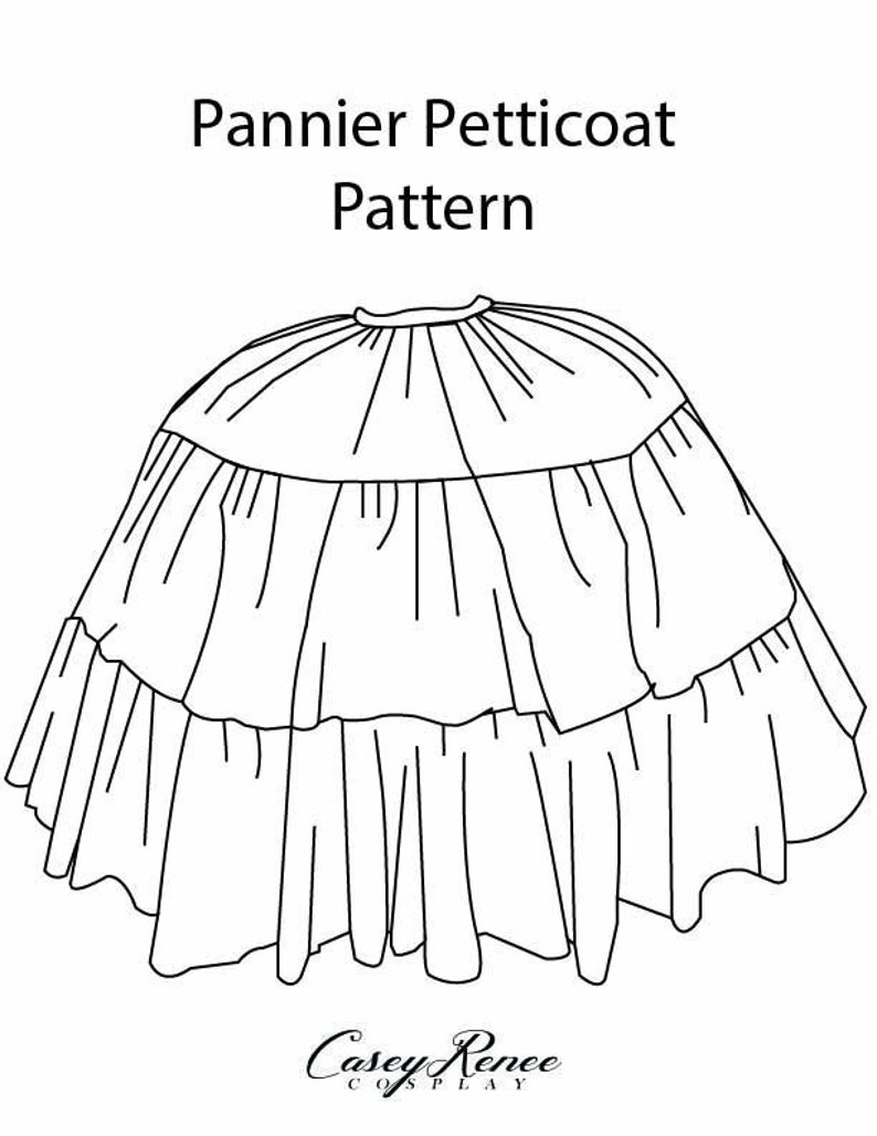 Pannier Petticoat Pattern image 2