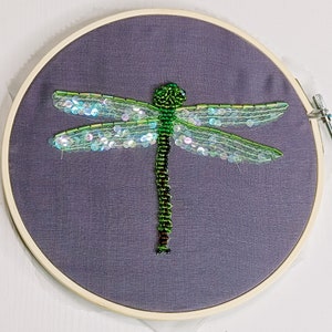 Dragonfly Embroidery Kits DIY Tambour/Luneville OR Beading Embroidery Kit