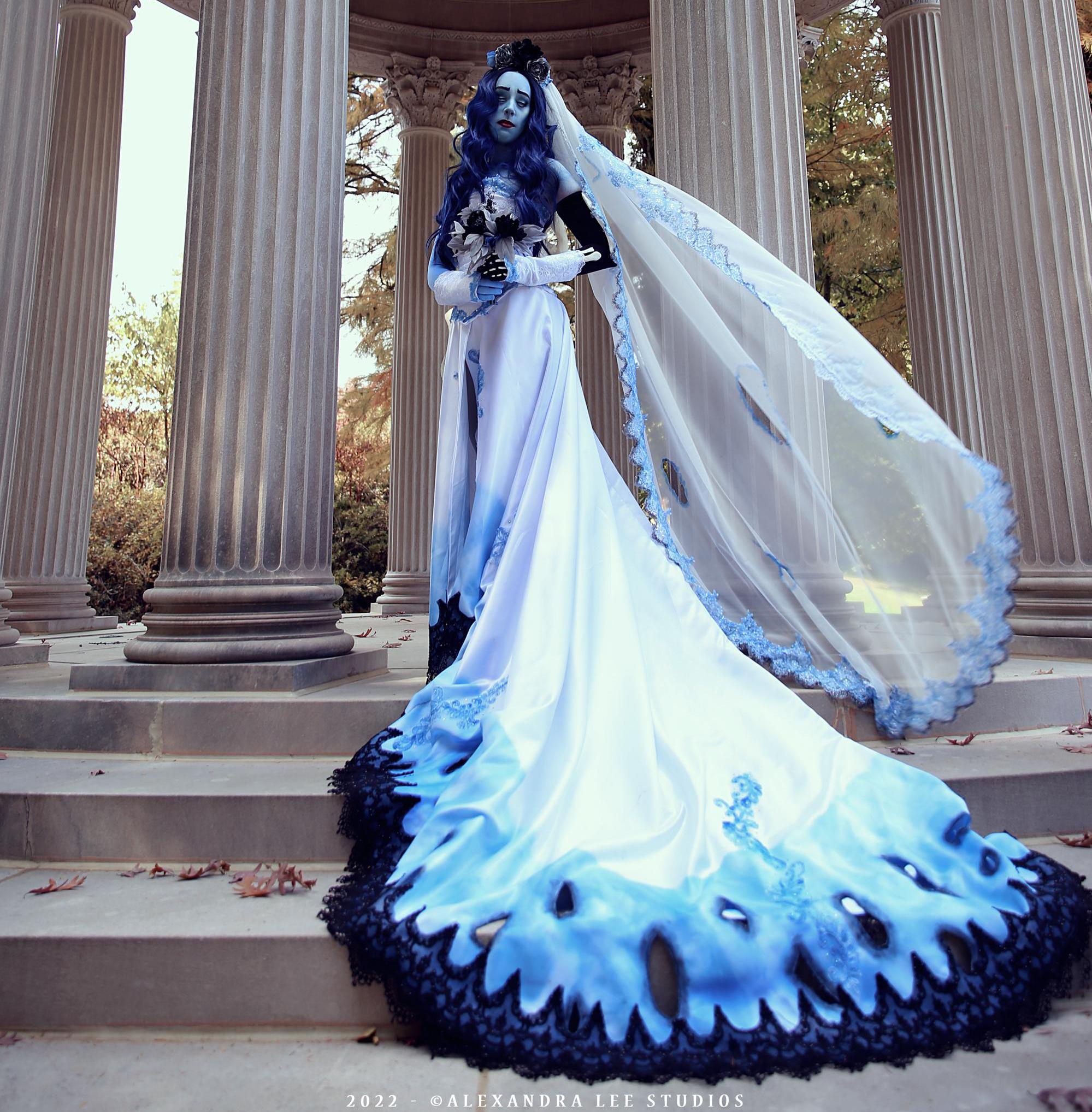 Corpse bride dress costume discount
