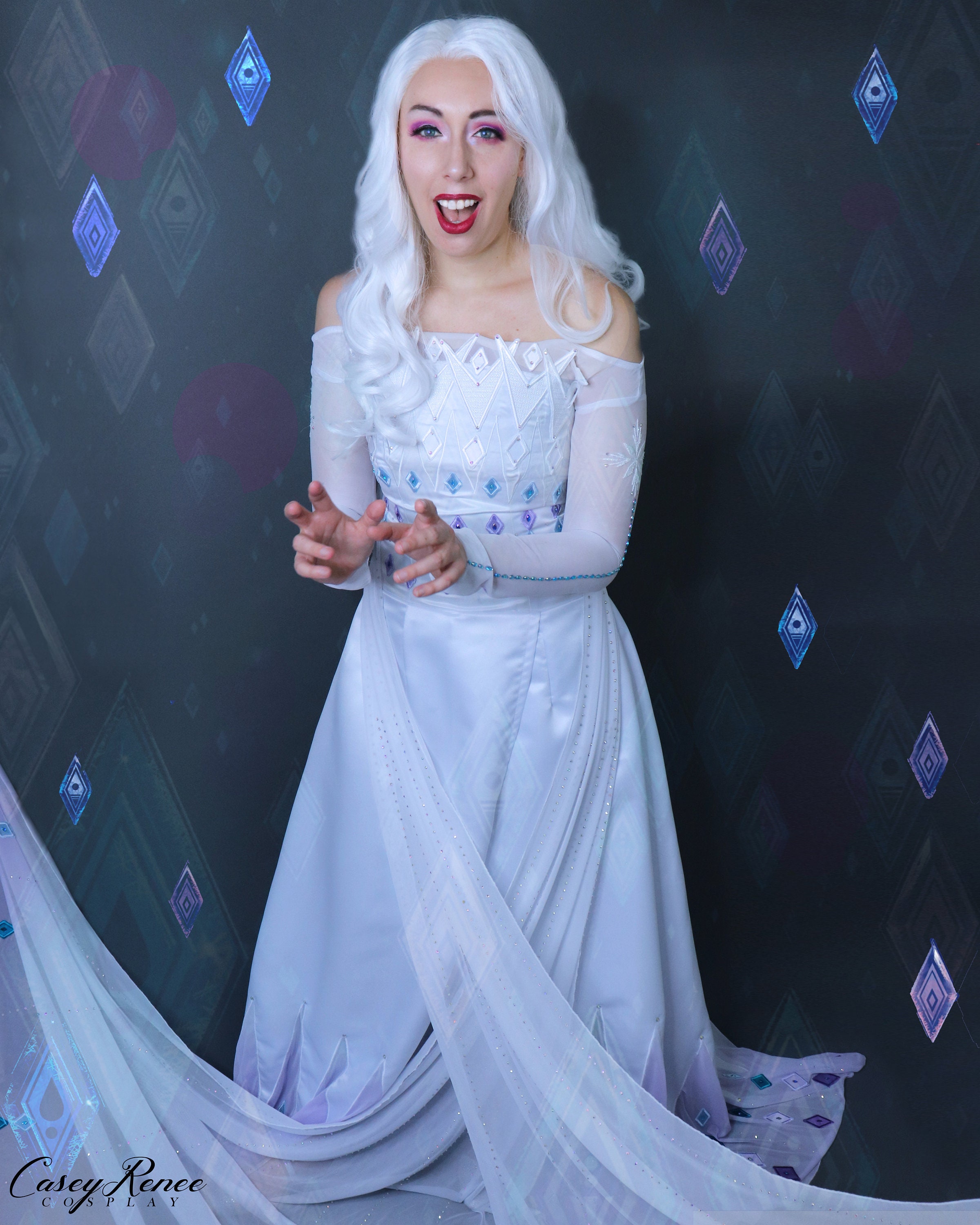 Elsa From Frozen 2 White Dress 