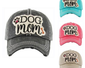 Dog Mom Vintage Cap