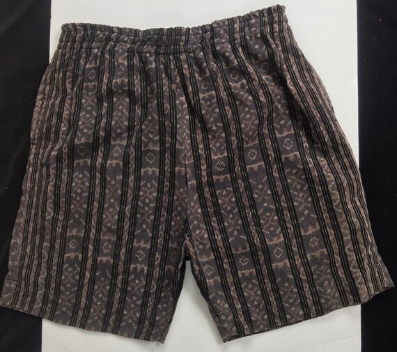 Vintage Indonesian Ikat Shorts Soft Hand Woven St… - image 7