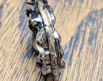 Anillo de bronce de los hombres, anillo vikingo, anillo rústico, anillo de bronce, anillo de boda de los hombres, anillo de compromiso, anillo de declaración
