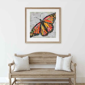 But What If I Fly A Bright, Colorful & Cheerful Monarch Butterfly Collage Fine Art Print for Bedrooms, Kids' Rooms, Nurseries and More. image 5