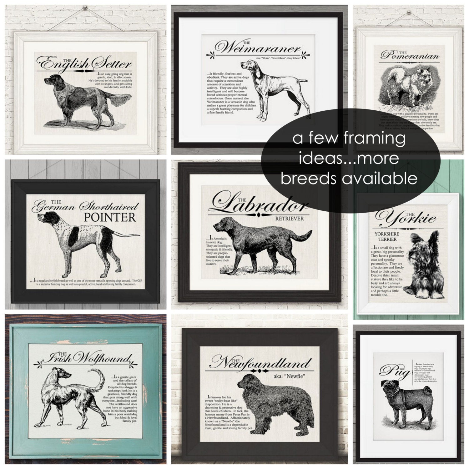 Golden Retriever Vintage Inspired Wall Art Home Decor Print INSTANT  DOWNLOAD Printable Art Gift for Dog Lovers - Farmhouse / Retro Style - Etsy, image size:1500x1500