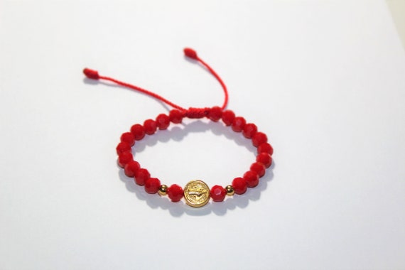 Saint Benedict Bracelet pulsera De San Benito red Bracelet red