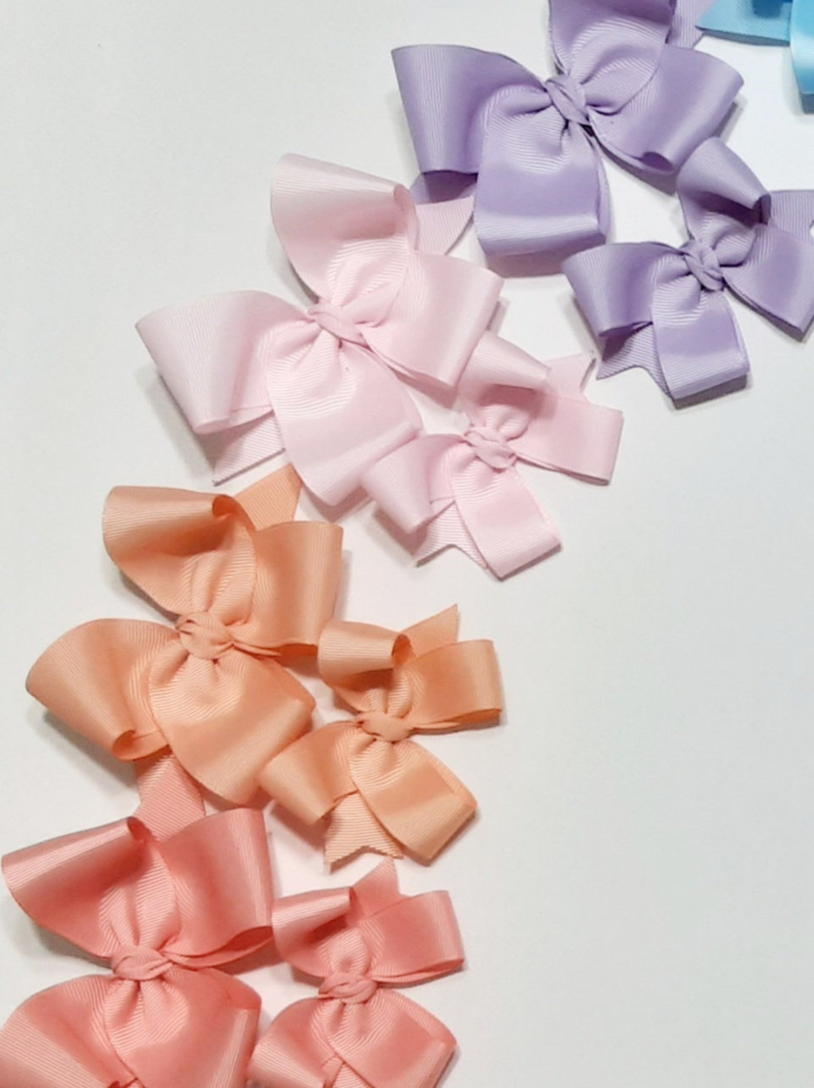 Pastel Hair Bows Spring Color Fashion Hair Bows Easter Etsy