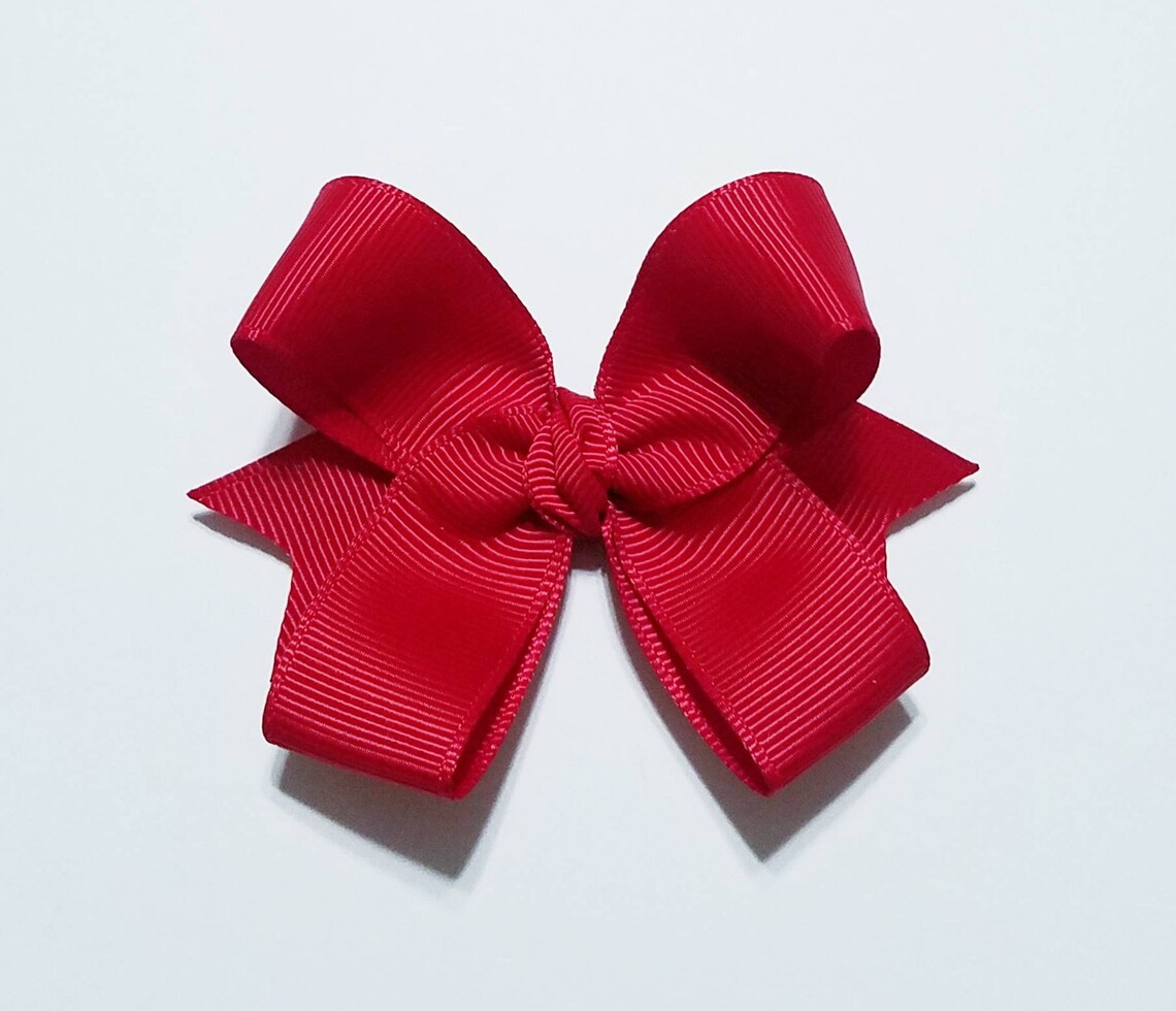 Small Red Hair Bows Hair Bows Bows Hair Bows For Girls Etsy