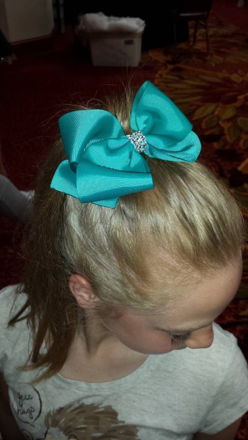 6 Hair Bows U Pick Large Grosgrain Hair Bows Girls Etsy