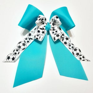 Soccer Hair Bows - Match your Team hair bows - Sports Bows - Soccer - Bows - Team Bows - Soccer Bows - Lacrosse bows - Volleyball - Softball