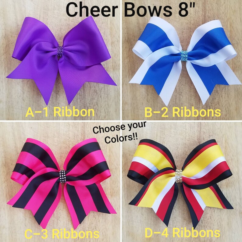Cheer Bows Cheerleading Hair Bows Wholesale Cheer Bows Etsy
