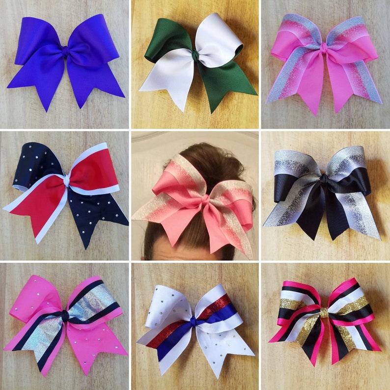 Cheer Bows Cheerleading Hair Bows Wholesale Cheer Bows Etsy UK