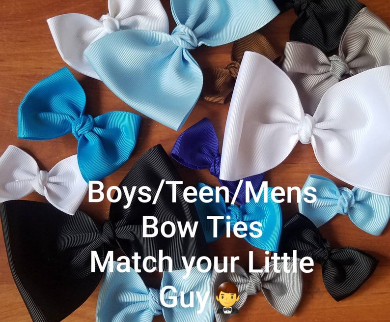 Boys Bow Ties 3 Bow Ties Infant Bow Ties Baby Bow Etsy