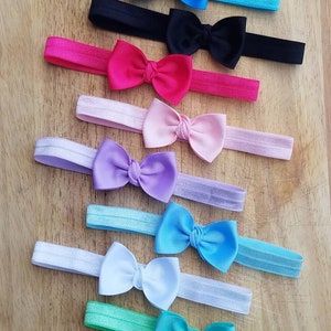 Baby Girl Headband - Baby Headbands - Toddler Headbands - Newborn Bow Headband - Classic Bows - Baby Girl Hair Bow - Baby Headband -U Choose