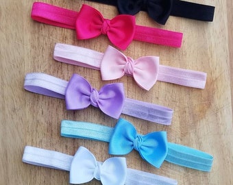 Handmade Baby Bow Headband – Infant, Toddler Hair Accessory