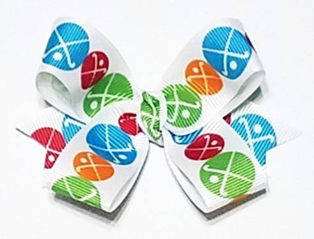 Field Hockey Hair Bows Sports Bows Girls Sports Bows Etsy