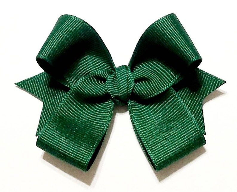 Forest Green Hair Bows Bows Hair Bows Hair Bows for Etsy