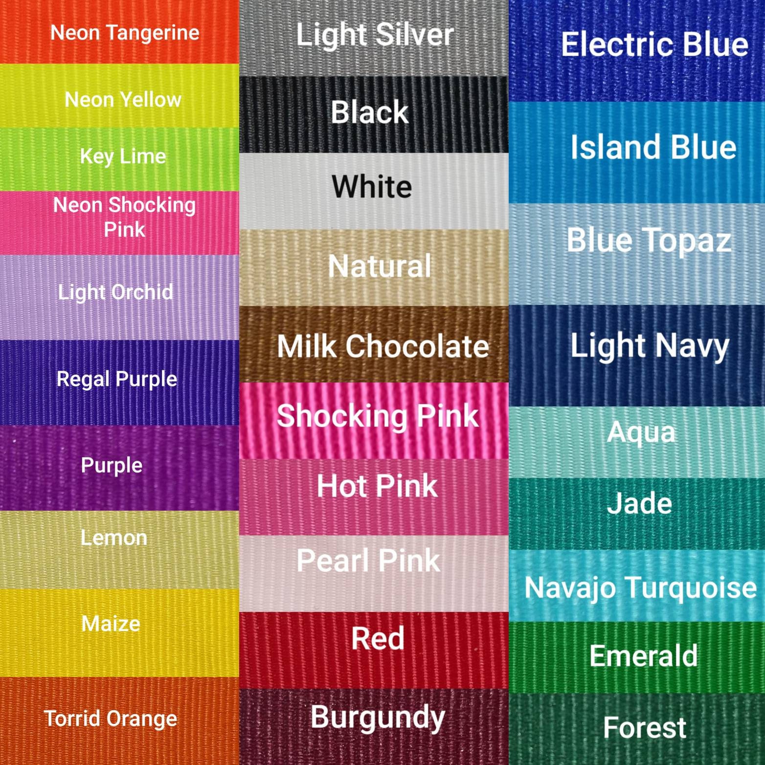 3 Grosgrain Ribbons Ribbon by the yard Wholesale Etsy