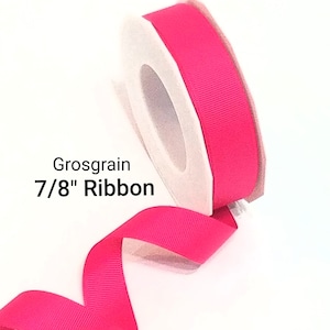 7/8" Grosgrain Ribbons - Ribbon by the yard - Wholesale Ribbons - Ribbon for Sale - Ribbons - Hair Bow Ribbon - DIY Crafts