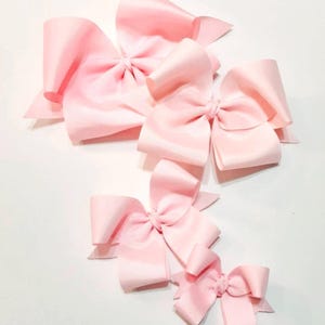 Light Pink Hair Bows - Bows - Hair Bows - Hair Bows for girls - 5&quot; Hair Bows - Pink Bows - Baby Pink hairbow