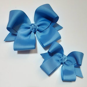 Carolina Blue Haarschleifen - Schleifen - Haarschleifen - Haarschleifen für Mädchen - 5&quot; Haarschleifen - Blaue Schleifen