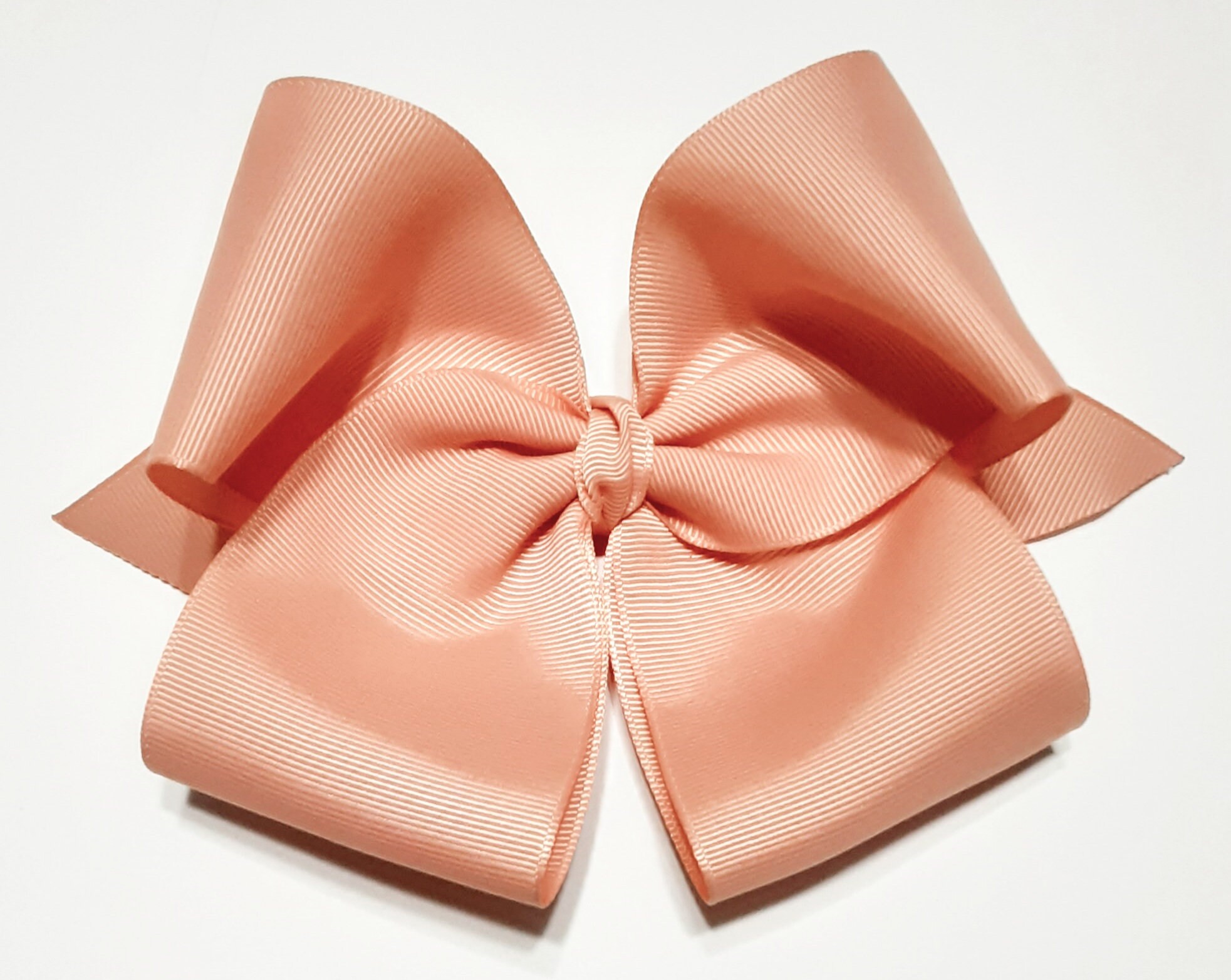 Peach Hair Bows Hair Bows Bows Hair Bows for girls Etsy