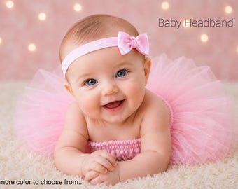 Handmade Baby Bow Headband – Infant, Toddler Hair Accessory
