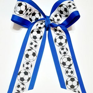 Soccer Hair Bows - Match your Team hair bows - Sports Bows - Soccer - Bows - Team Bows - Soccer Bows - Lacrosse bows - Volleyball - Softball