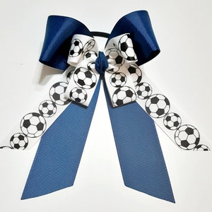 Soccer Hair Bows - Match your Team hair bows - Sports Bows - Soccer - Bows - Team Bows - Soccer Bows - Lacrosse bows - Volleyball - Softball