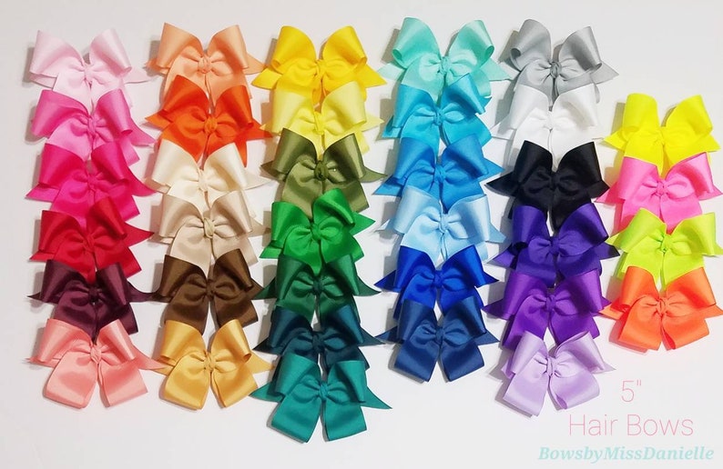 Wholesale Hair Bows U Pick Hair Bows in Bulk wholesale bulk Etsy
