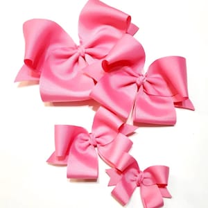 Hot Pink Hair Bows - Bows - Hair Bows - Hair Bows for girls - 5&quot; Hair Bows - Pink Bows - Hot Pink Bows