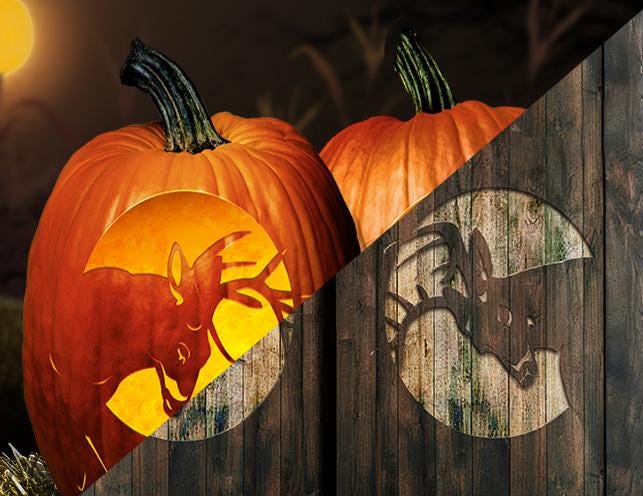 deer-pumpkin-carving-stencil-etsy for Free Printable Deer Pumpkin Stencils Deer Pumpkin Carving Stencil - Etsy for Free Printable Deer Pumpkin Stencils